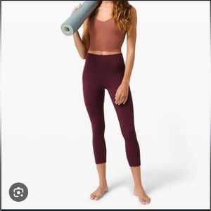 Lululemon Align 21’ Burgandy